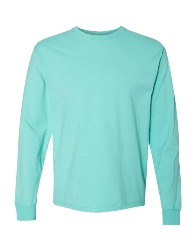 Comfortwash Long Sleeve T-shirt 100% Ringspun Cotton Double-needle Coverstitched