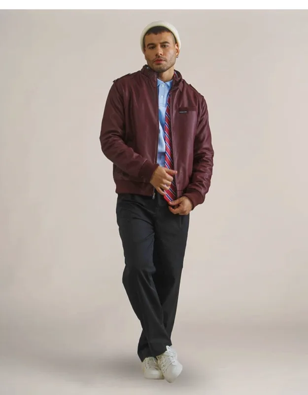 Faux Leather Iconic Racer Jacket