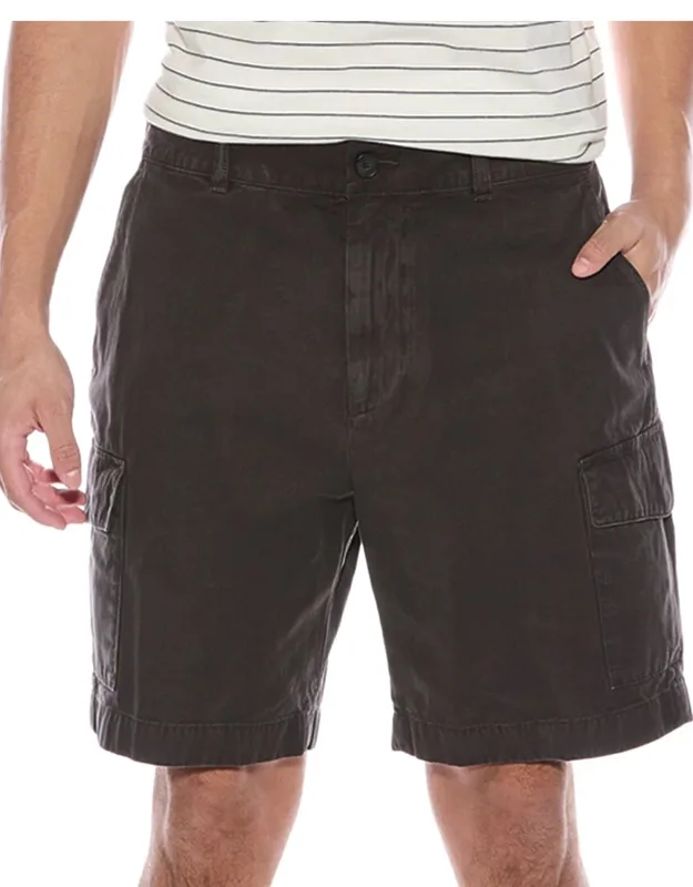 Garment Dye Twill Cargo Shorts