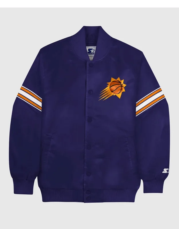 Phoenix Suns Satin Full-snap Jacket
