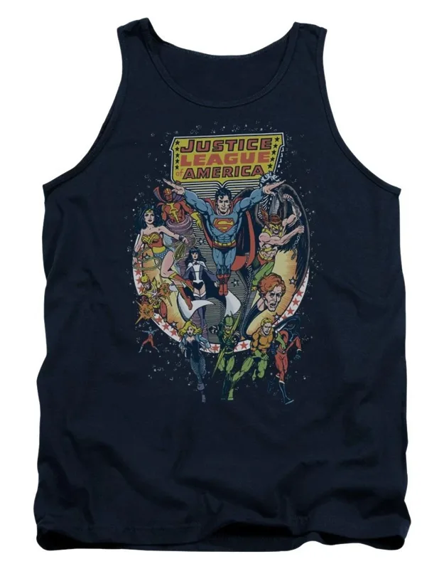 Justice League Of America Star Group Tank Top