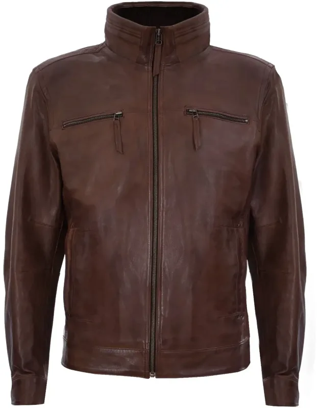 Classic Leather Biker Jacket