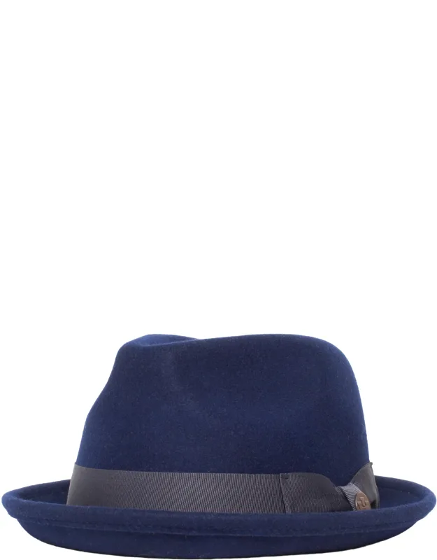 Wool Pork Pie Fedora Hat