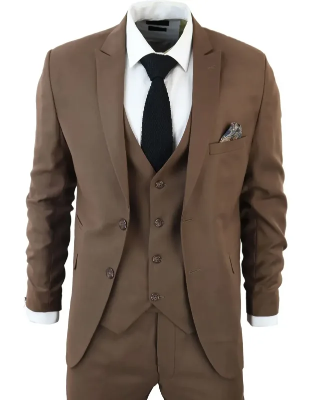 Classic Plain 3 Piece Suit