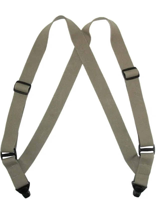 Elastic Side Plastic Clip Tsa Compliant Airport Suspenders