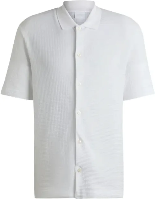 Waffle Cotton Shirt