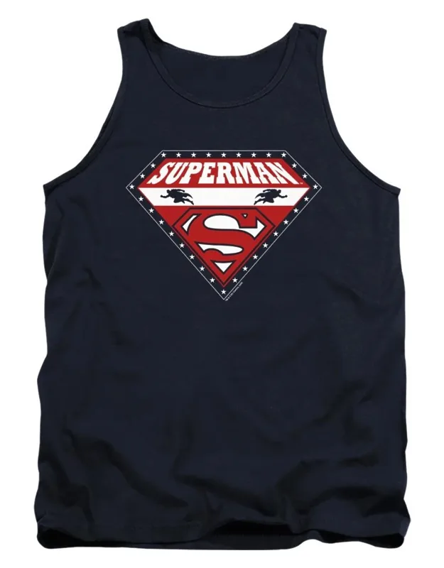Superman For President Adult Tank Top - 100% Pre-shrunk Cotton, Officially Licensed