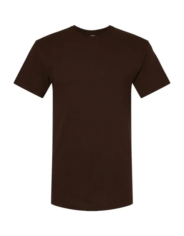 Gold Soft Touch T-shirt, 100% Cotton Preshrunk Jersey, Tear Away Label