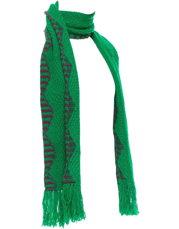 Knitted Long Wrap Scarf
