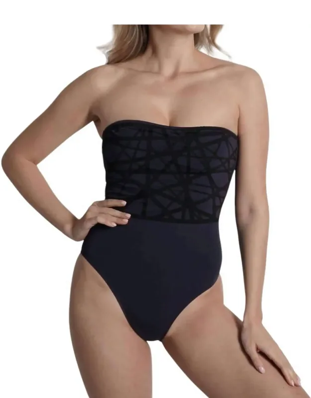 Bandeau One Piece Swimsuit