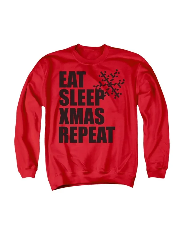 Christmas Repeat Crewneck Sweatshirt