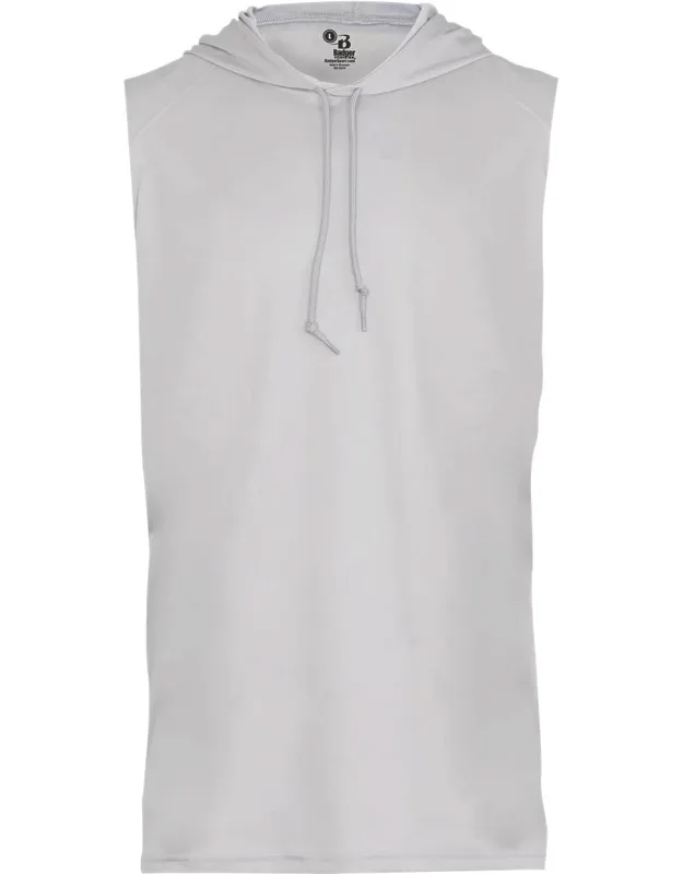 B-core Sleeveless Hooded T-shirt