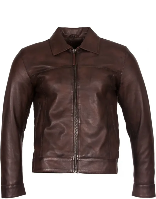 Retro Classic Nappa Leather Biker Jacket