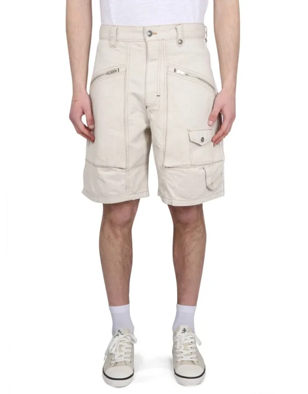 Denim Bermuda Shorts