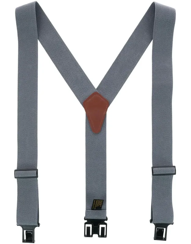 Elastic 2 Inch Wide Hook End Suspenders (tall Available)