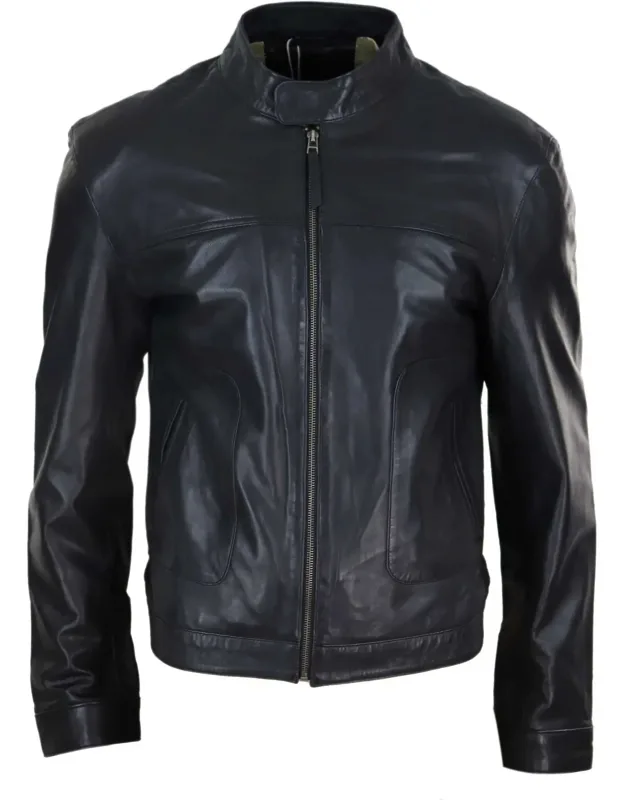 Classic Leather Biker Jacket
