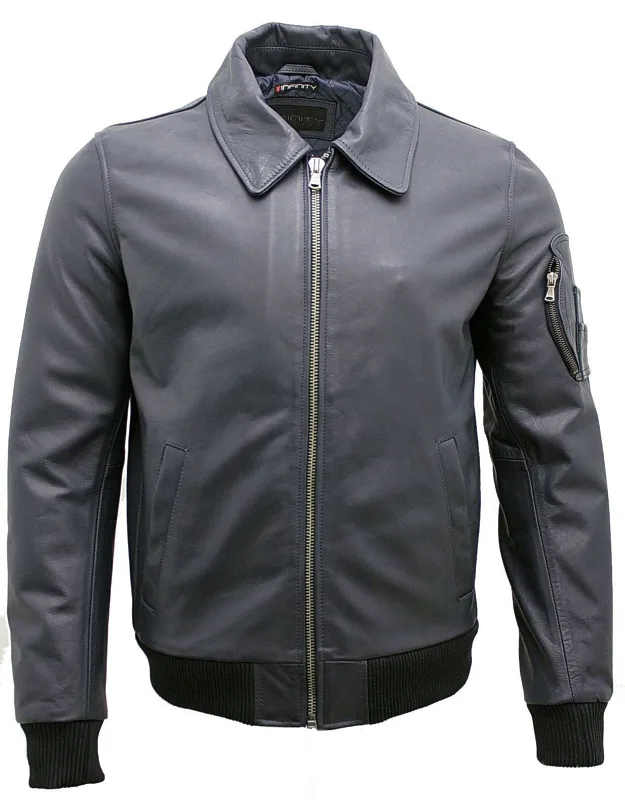 Cowhide Analine Leather A2 Us Airforce Bomber Jacket