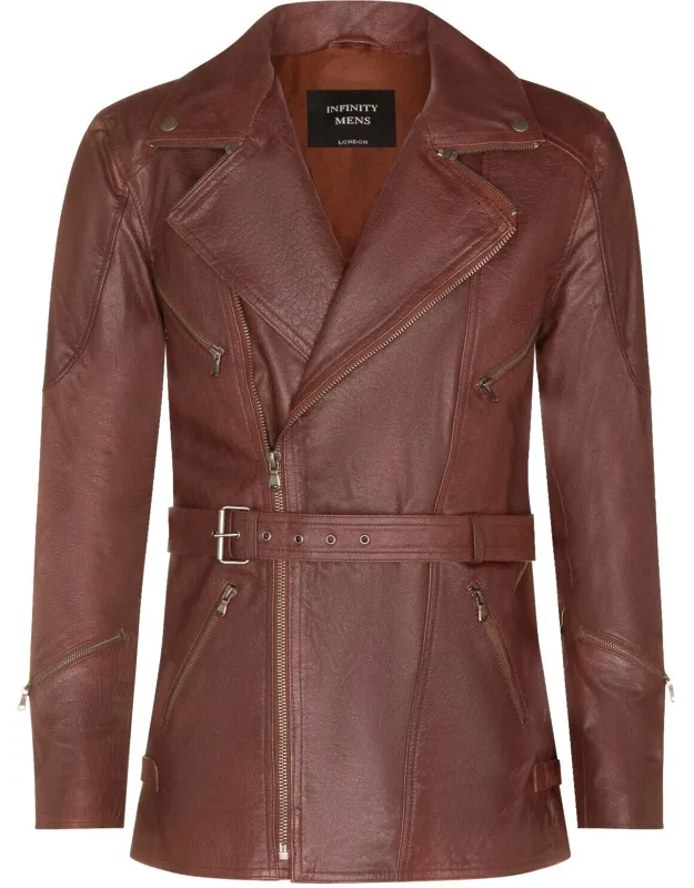 Cross Zip Ce Armour Biker Jacket