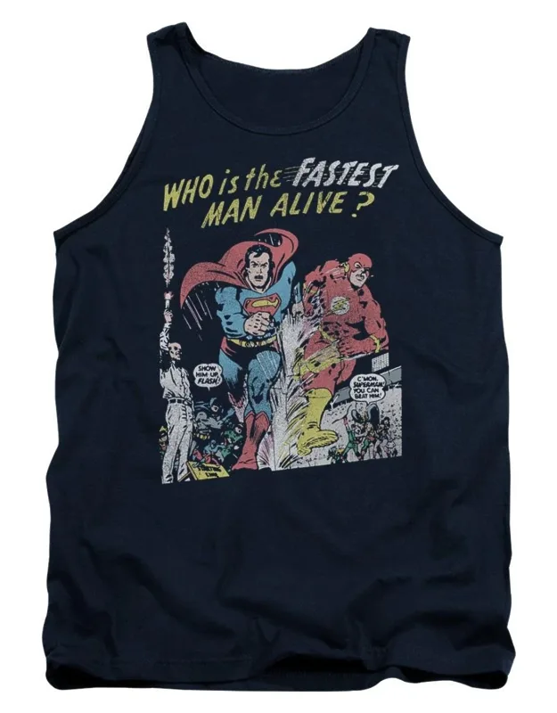 Justice League Of America Fastest Man Tank Top