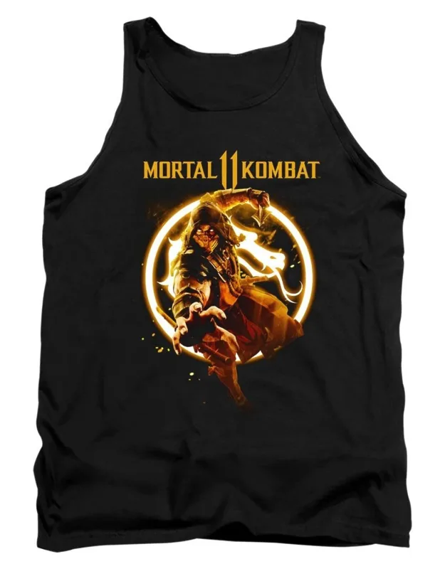 Mortal Kombat 11 Scorpion Flames Tank Top