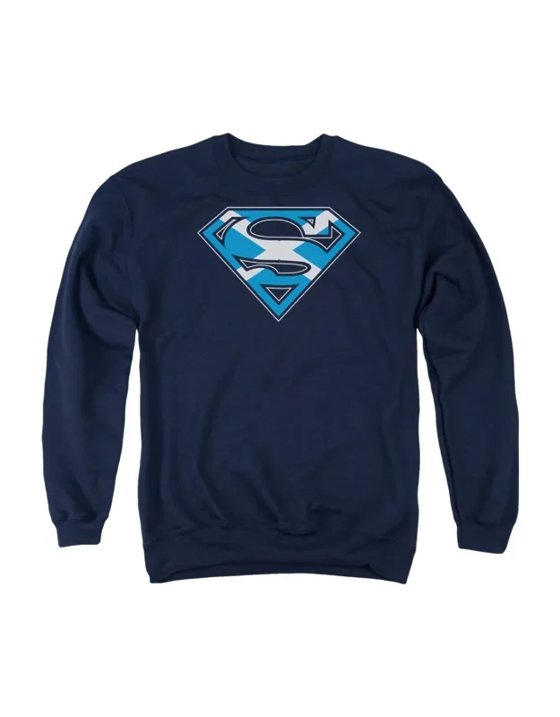 Superman Scottish Shield Crewneck Sweatshirt