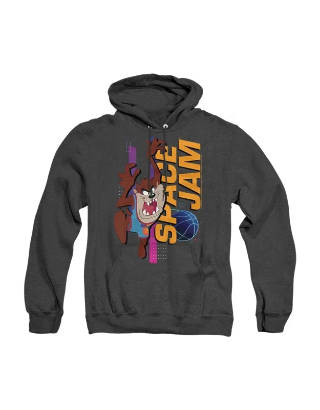 Space Jam 2 Taz Standing Heather Hoodie / Hooded Sweatshirt, Stylish For Everyday Wear