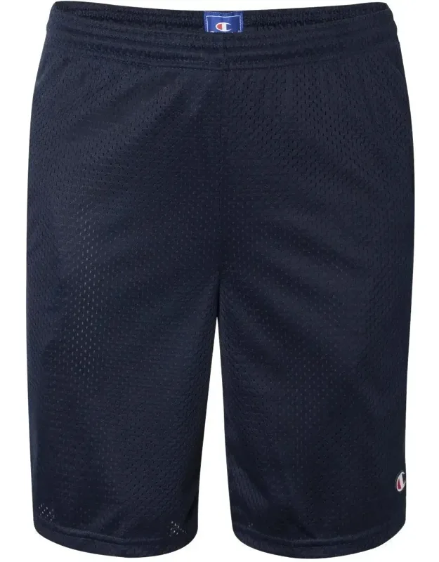 Polyester Mesh Shorts With Pockets