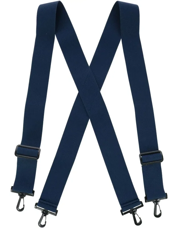 Elastic X-back Suspenders With Plastic Hook Ends