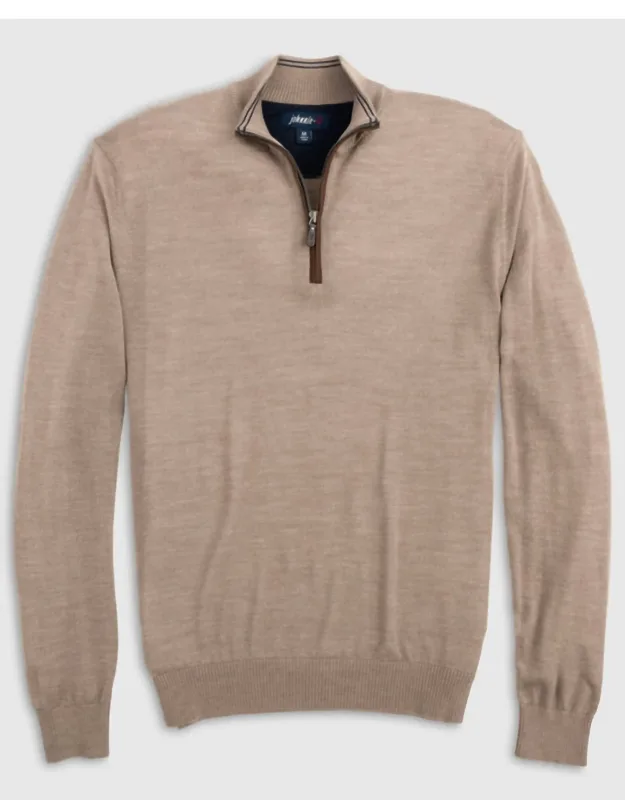 Baron Half Zip Wool Blend Sweater
