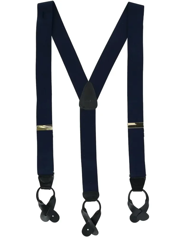 Big & Tall Elastic Button End Suspenders
