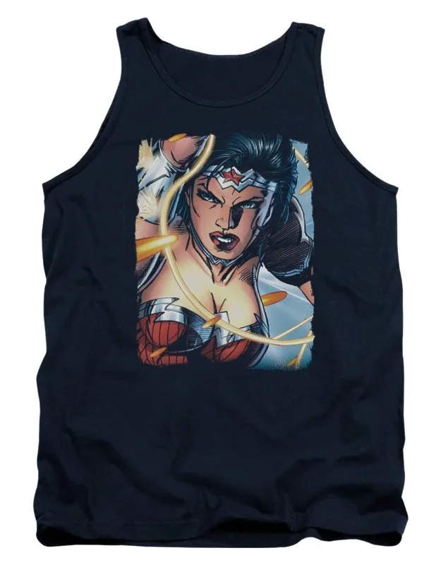 Justice League Of America Scowl Tank Top