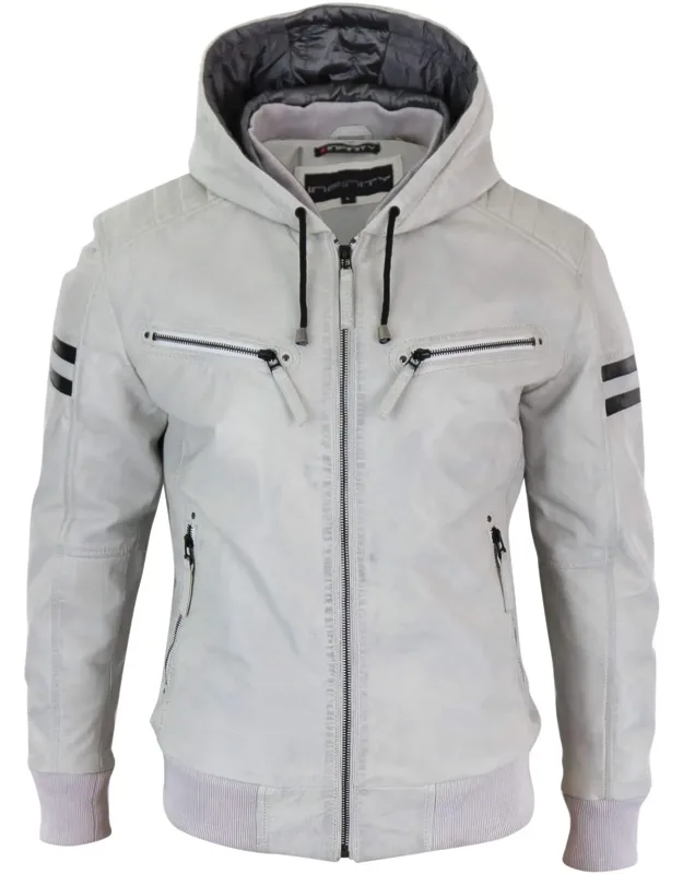 Leather Bomber Jacket