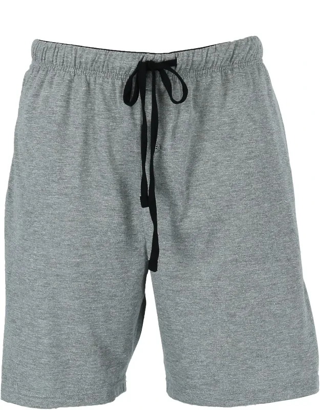 Jersey Knit Cotton Button Fly Pajama Sleep Shorts
