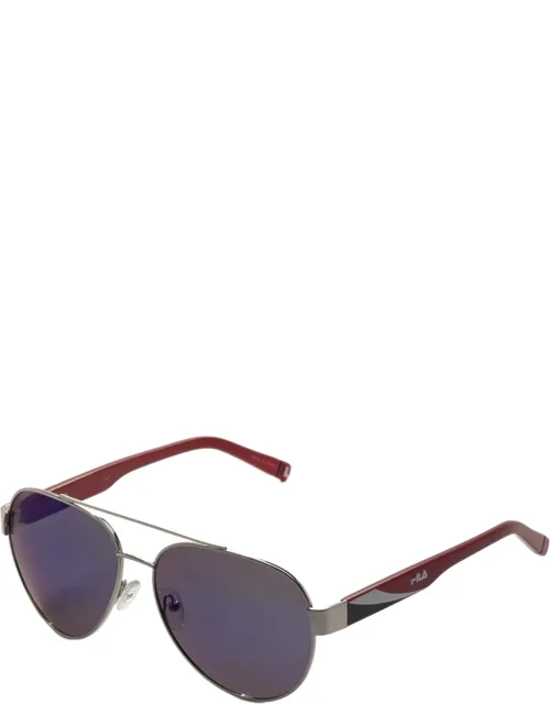 61 Mm Silver Sunglasses