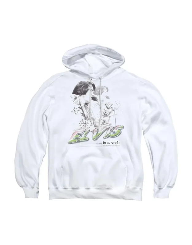 Elvis Presley Is A Verb Hoodie For Everyday Wear