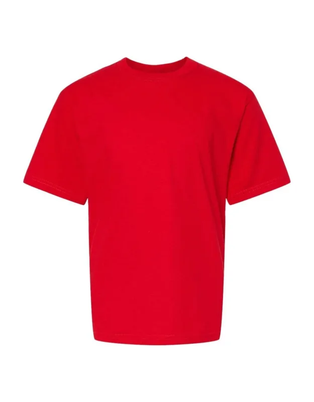 Youth Gold Soft Touch T-shirt, 100% Preshrunk Cotton, Cover Seamed Neckline