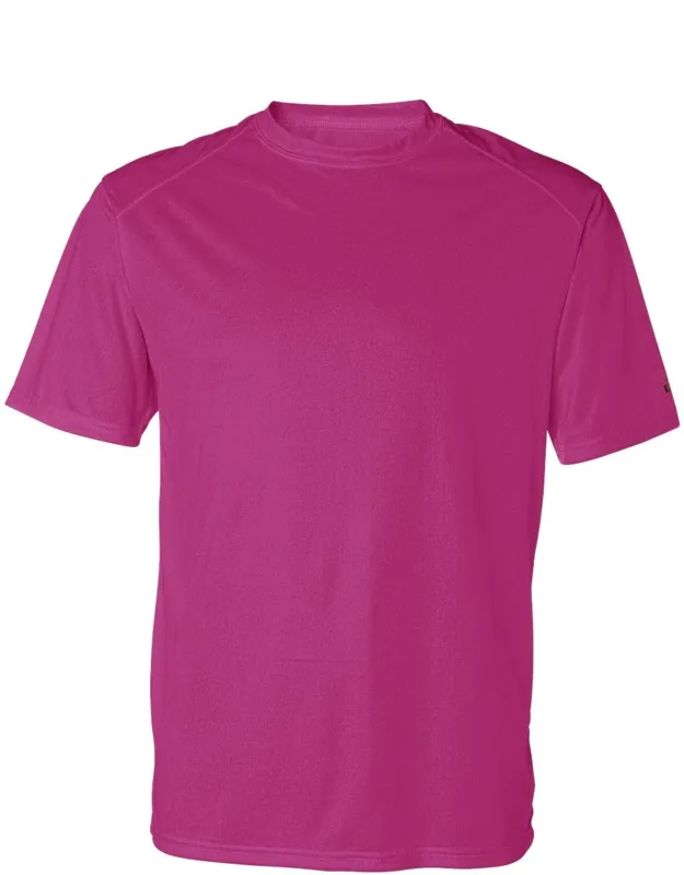 B-core Sport Shoulders T-shirt With Self-fabric Collar And Sport Paneled Shoulder For Maximum Movement