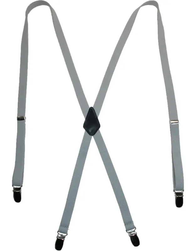 Elastic Clip-end 1/2 Inch Skinny Urban Suspenders
