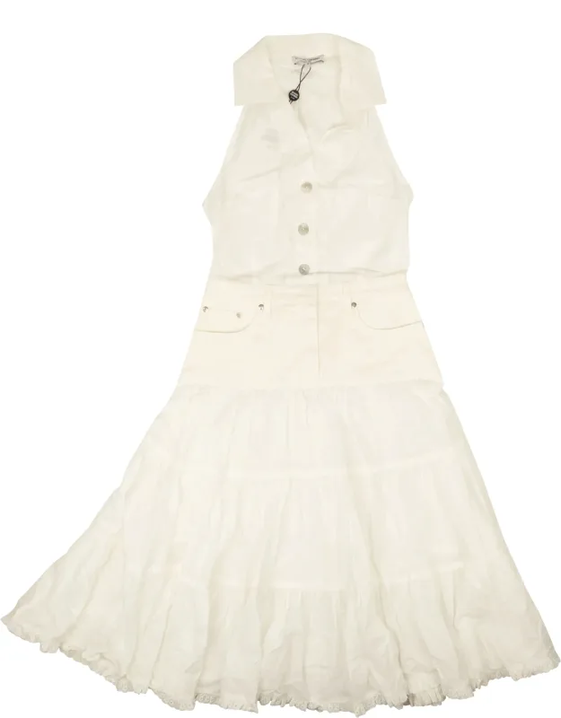 Cotton Tiered Ruffle Dress