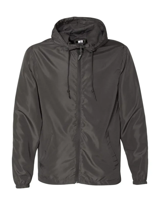 Lightweight Windbreaker Full-zip Jacket