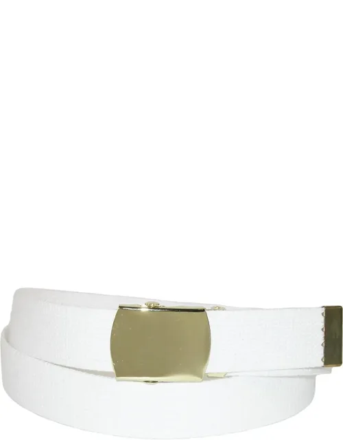 Adjustable Belt With Brass Buckle