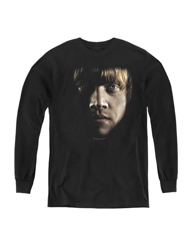 Harry Potter Ron Poster Head Long Sleeve Tee