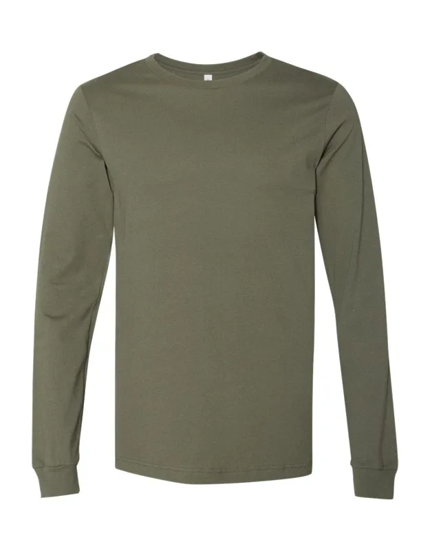 Jersey Long Sleeve Tee, 100% Airlume Combed And Ringspun Cotton, Retail Fit