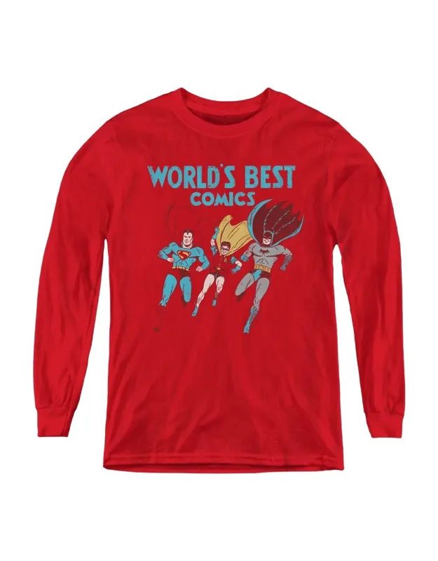 Justice League Of America World's Best Long Sleeve Tee