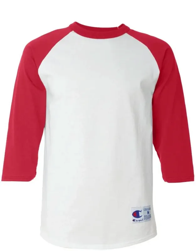 Champion Three-quarter Raglan Sleeve Baseball T-shirt