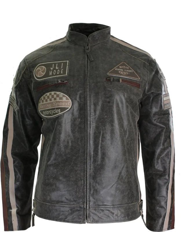 Classic Biker Leather Jacket