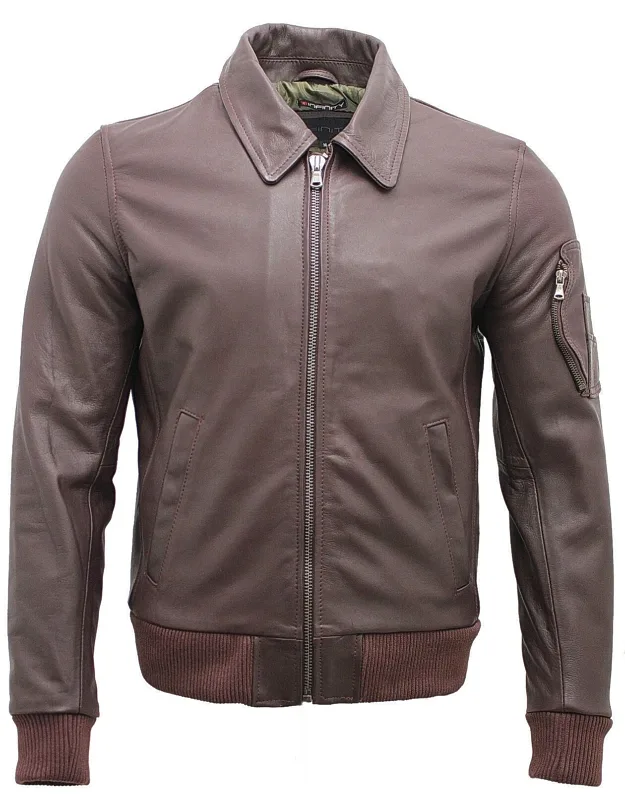 Cowhide Analine Leather A2 Us Airforce Bomber Jacket