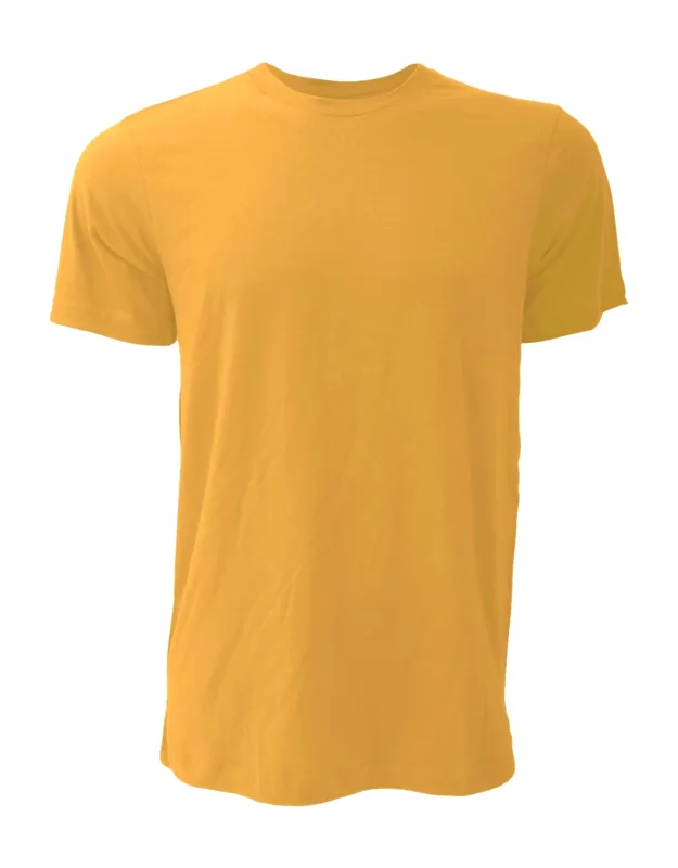 _canvas Jersey Crew Neck Short Sleeve T-shirt With Ribbed Neckline And Double Needle Stitched Hem_