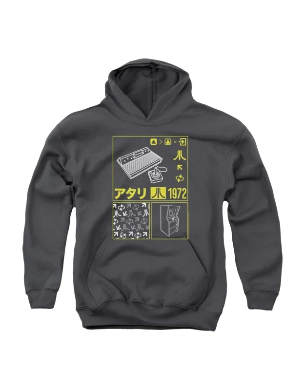 Atari Kanji Squares Hoodie - Stylish For Everyday Wear