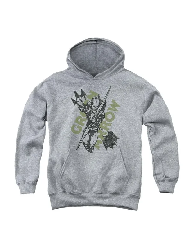 Justice League Of America Archers Arrows Youth Pull Over Hoodie - Stylish And Great For Everyday Wear